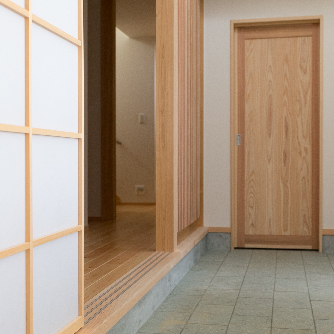 タカノス建工の砺波のモデルハウス「kinosu」