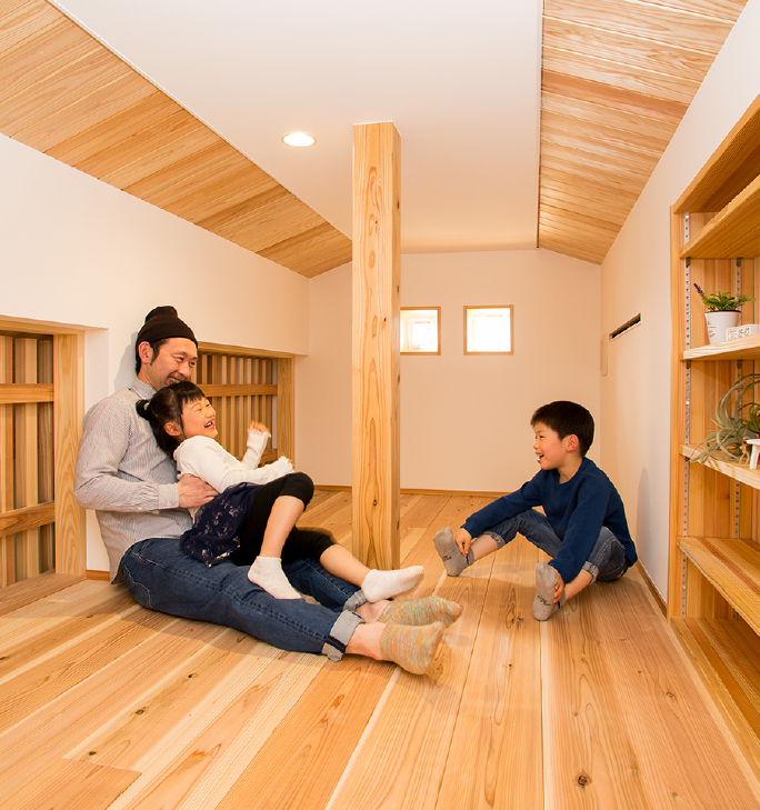 小屋裏