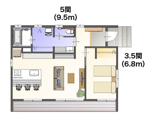 HIRAYA 535type間取り
